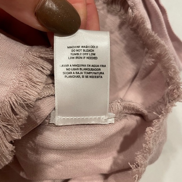 POISON MUSHROOM Short/Skirt with Waist Tie SZ/Small color Cream. - Picture 6 of 7